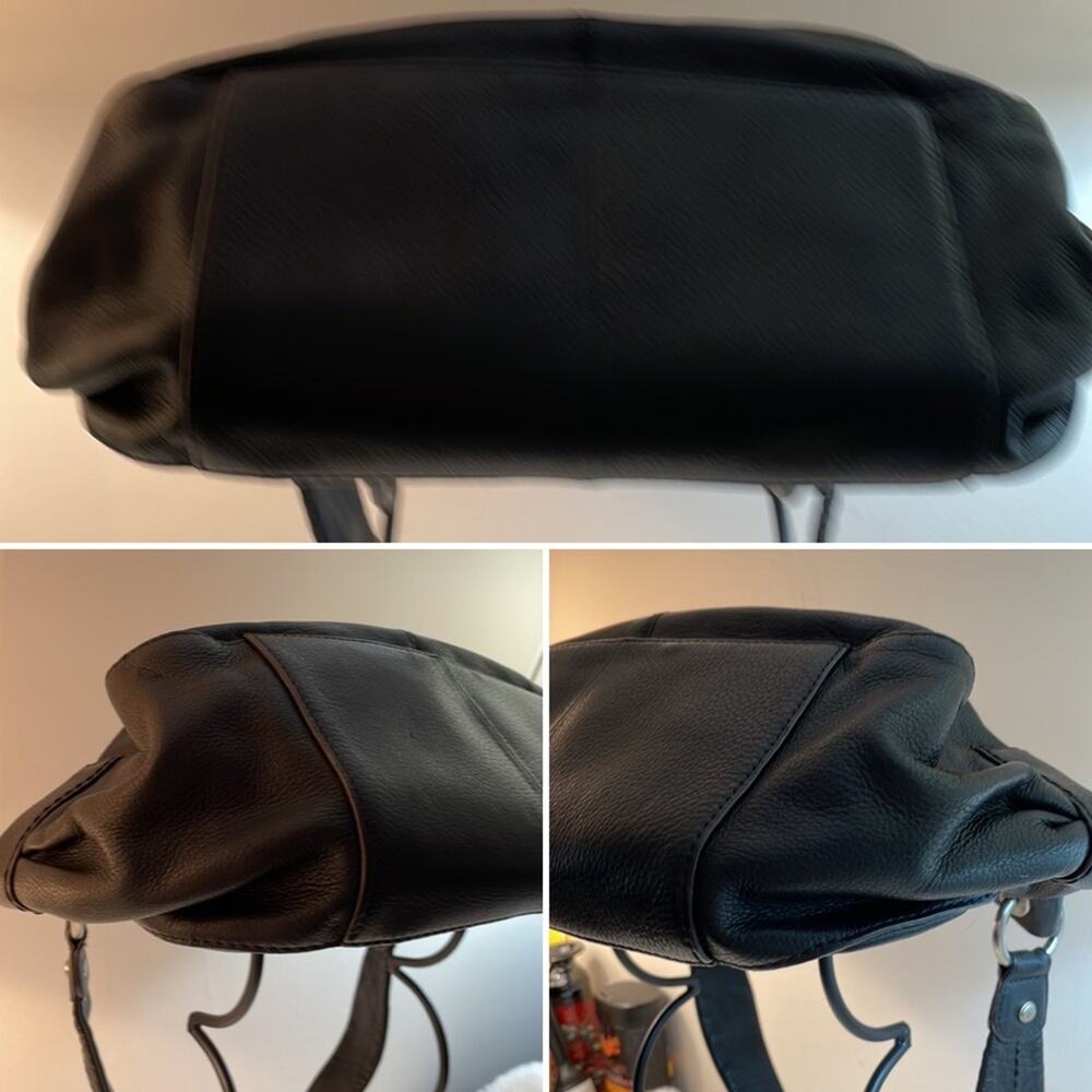 B. Makowsky black leather bag - Picture 10 of 10